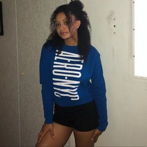 BLUE AERO PULLOVER TOP💙